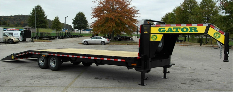 Gooseneck flat bed trailer for sale14k  Perry County, Kentucky